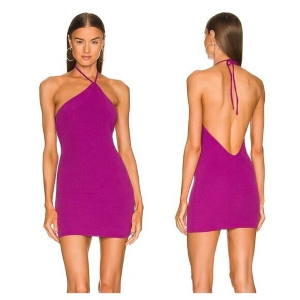 Michael Costello x REVOLVE Camille Mini Dress - Purple